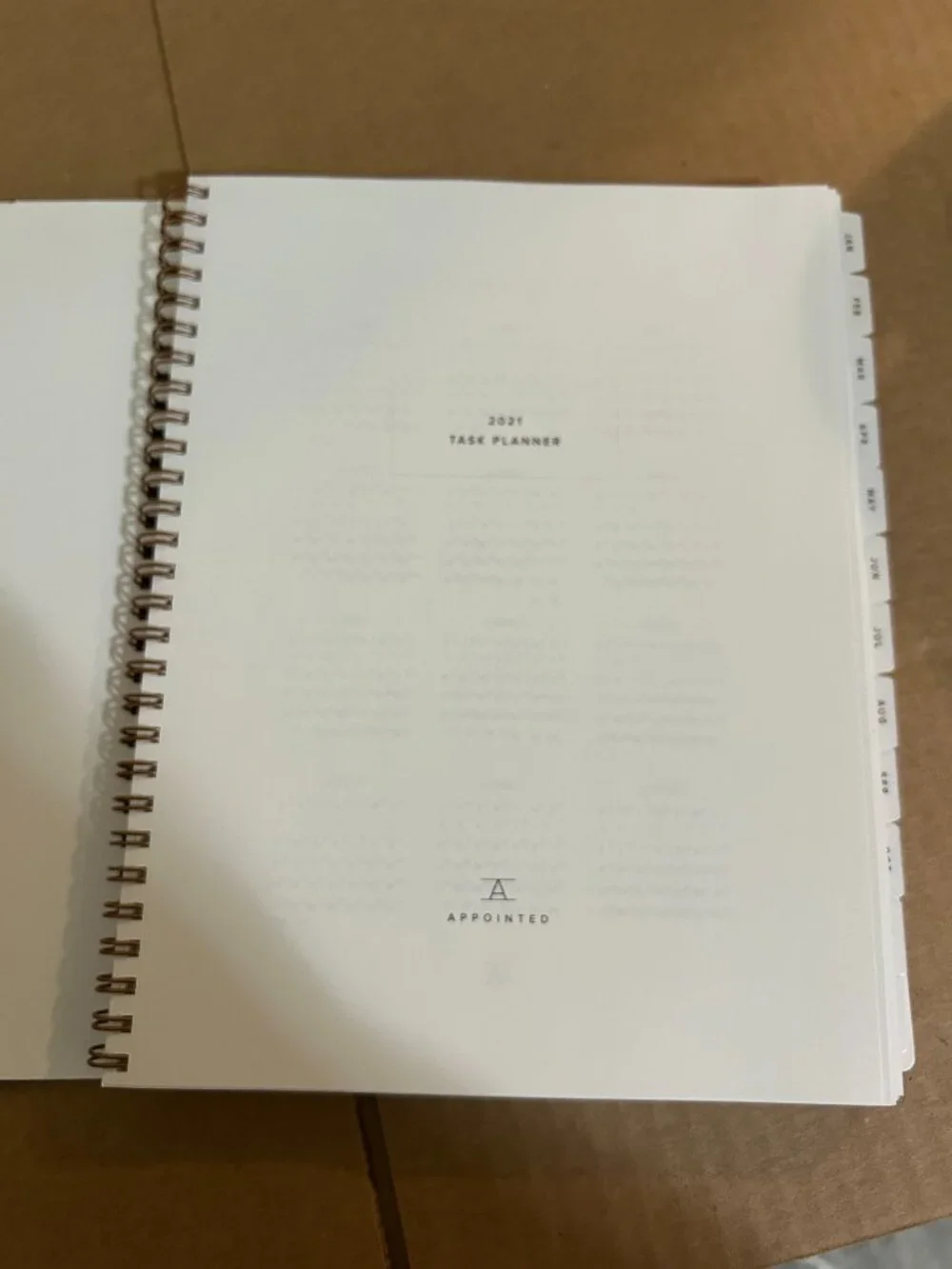 NWOT Appointd x The Anna Edit Lavender Yearly Planner